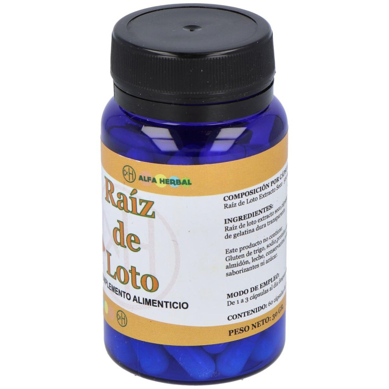 Alfa Herbal Raiz De Loto 60 Perlas