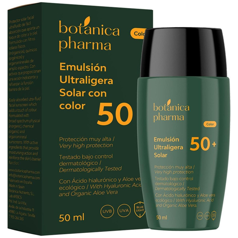Emulsión Ultraligera Solar spf50+ Color 50ml - Acofar