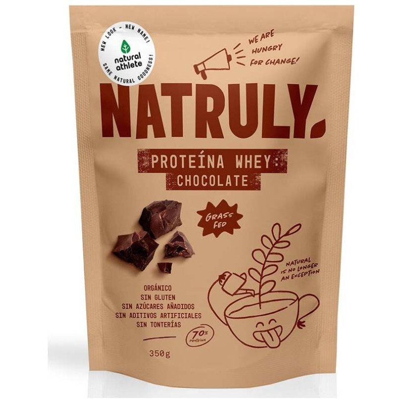 Proteina Whey 70% Chocolate Bio 350g - Natruly