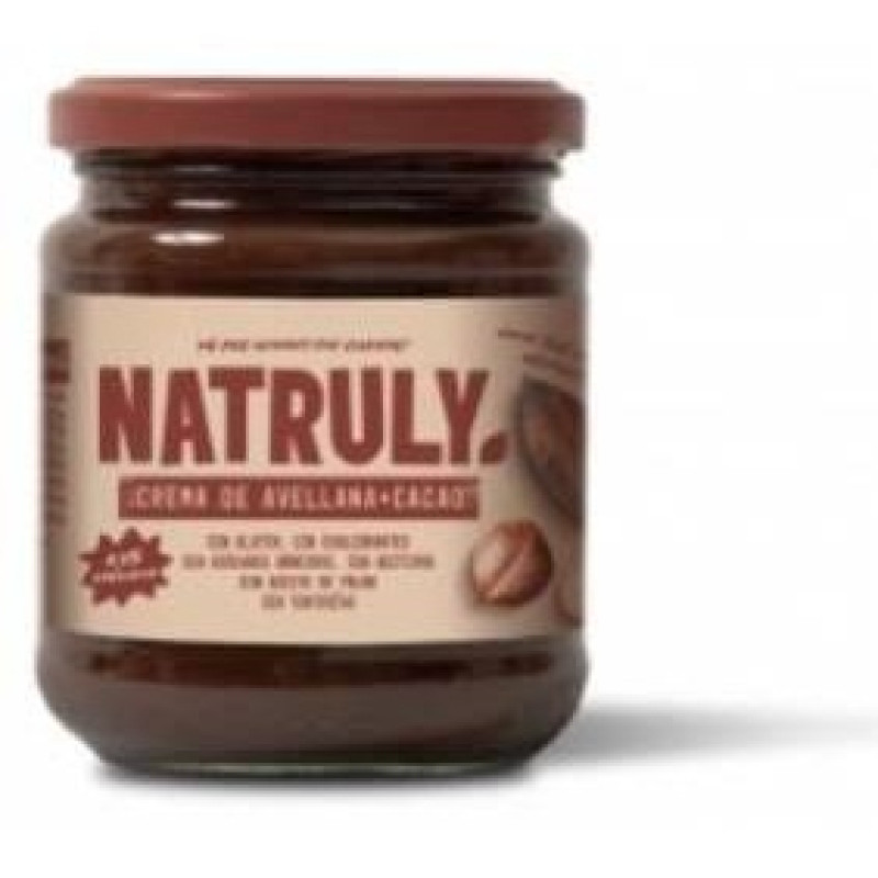 Crema de Cacao y Avellanas 43% 300g - Natruly