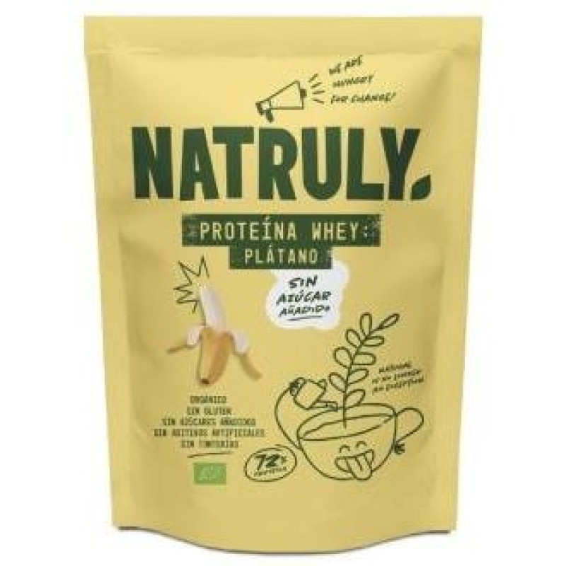Natruly Proteina Whey 72% Banana Bio 350G