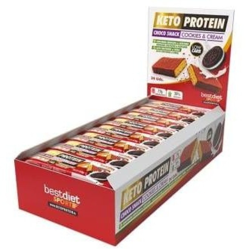 Choco Snack Cookies-Cream Barritas 24Uds.