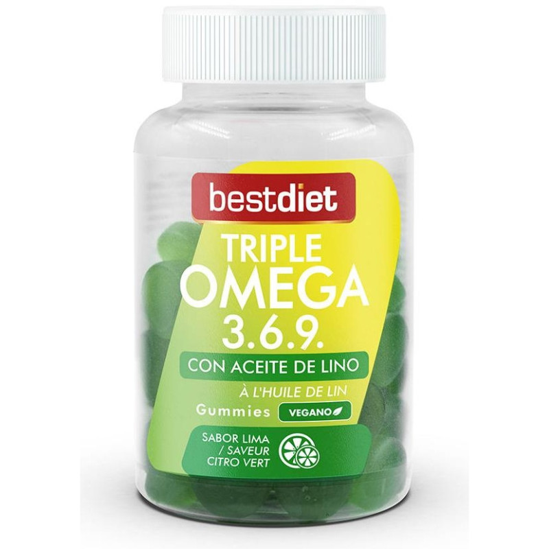 Triple Omega 3.6.9. Gummies 60uds - Bestdiet