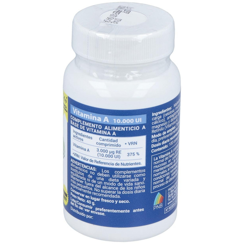 Vitamina a 10000ui 100comp - Polaris