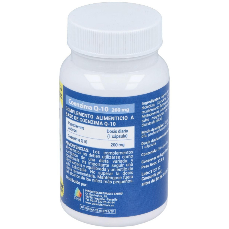 Coenzima Q10 200mg 30caps - Polaris