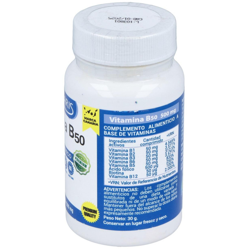 Vitamina B50 500mg. 60comp - Polaris