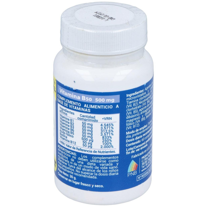 Vitamina B50 500mg. 60comp - Polaris