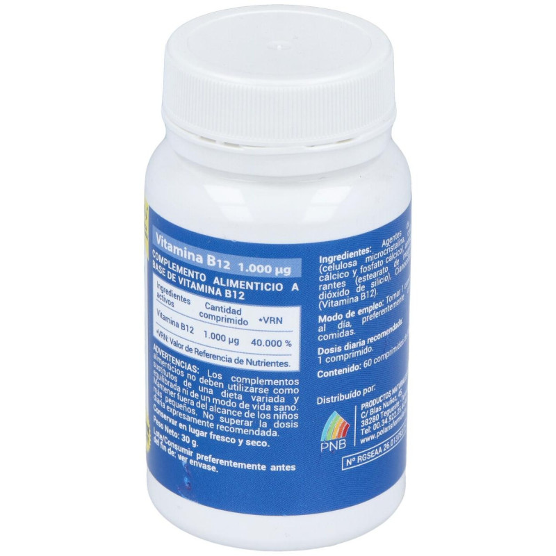 Vitamina B 12 1000mg 60comp - Polaris