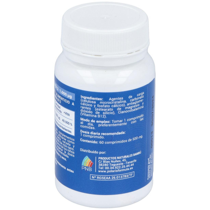 Vitamina B 12 1000mg 60comp - Polaris