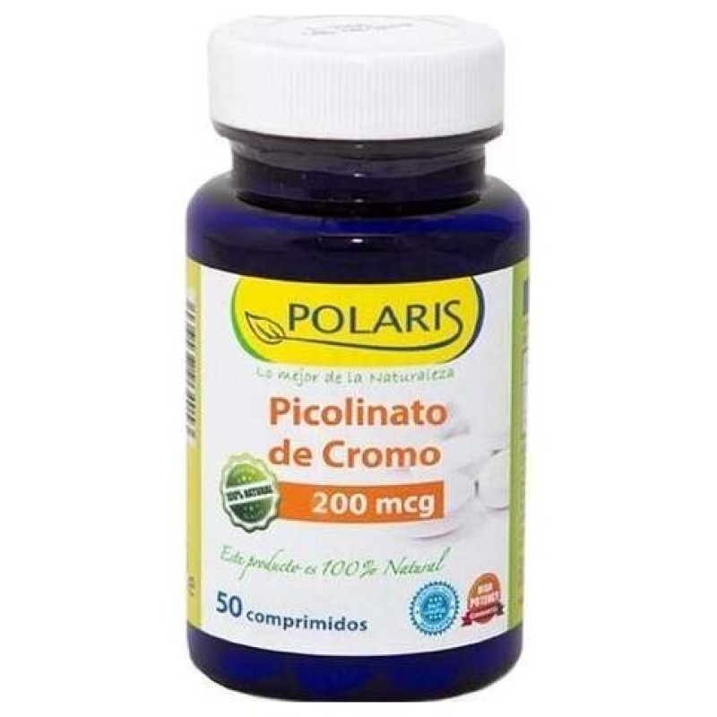 Picolinato Cromo 200mg 50comp - Polaris