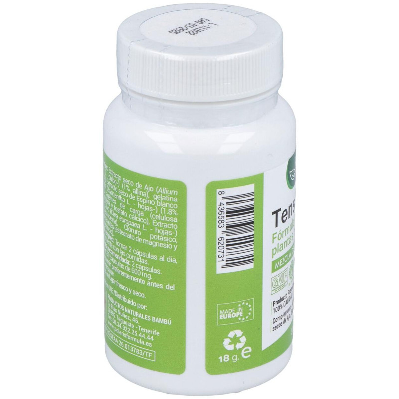 Tensiplus (Ajo+Espino Blanco) 500Mg. 30Cap