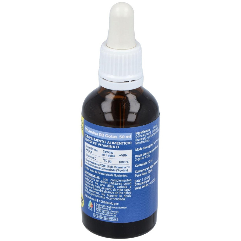 Polaris Vitamina D 3 Gotas 50Ml