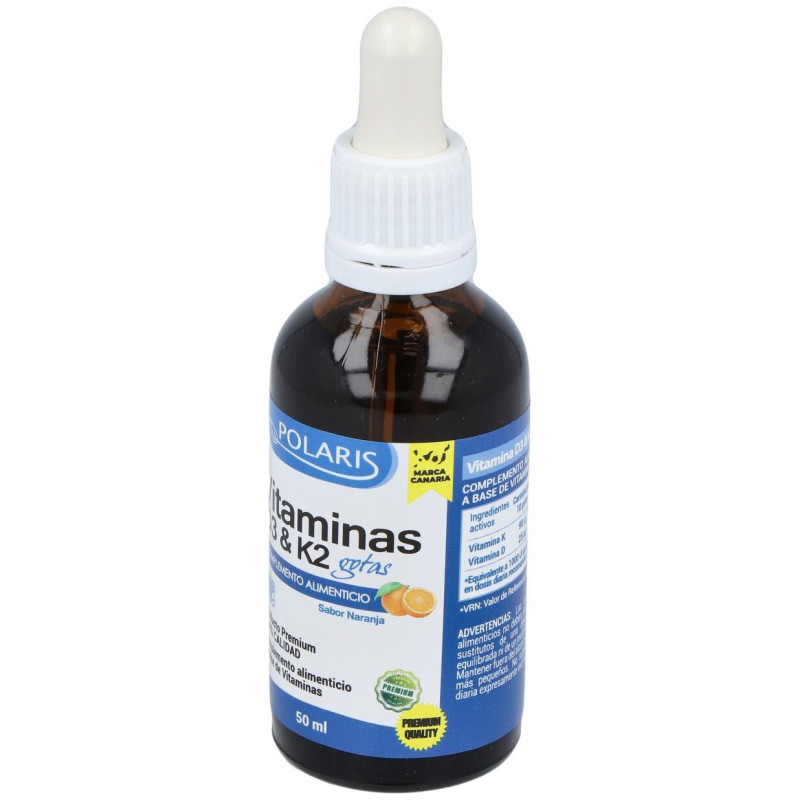Polaris Vitamina D3-K2 Gotas 50Ml