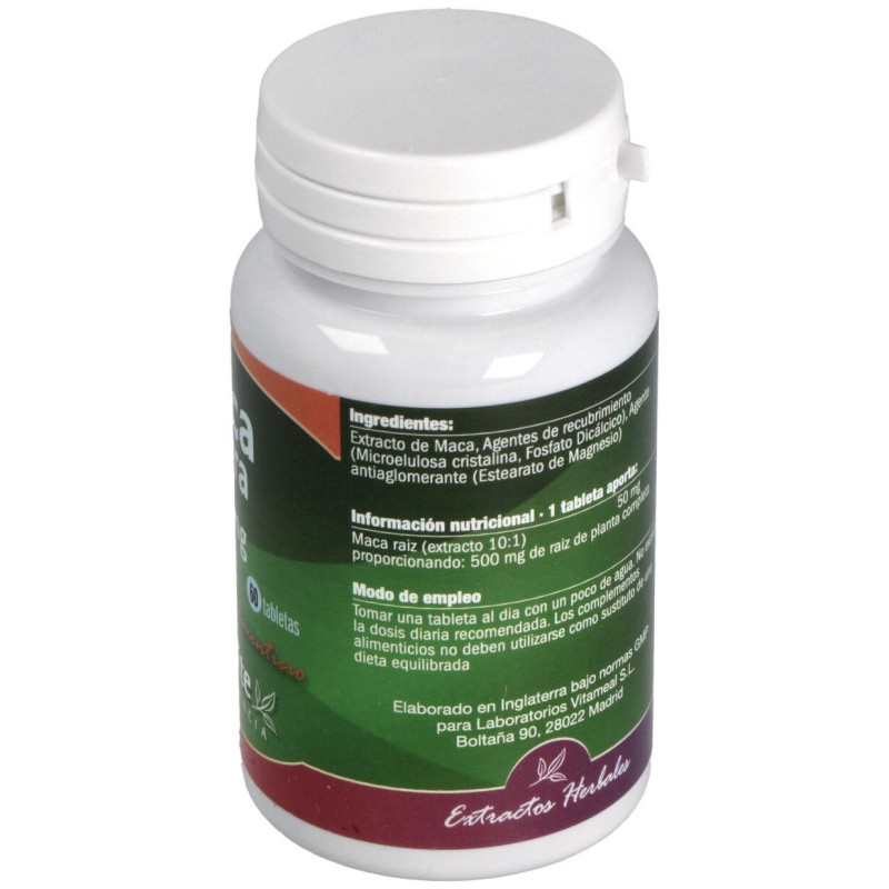Maca Negra Andina 500mg 60tabs - Naturbite