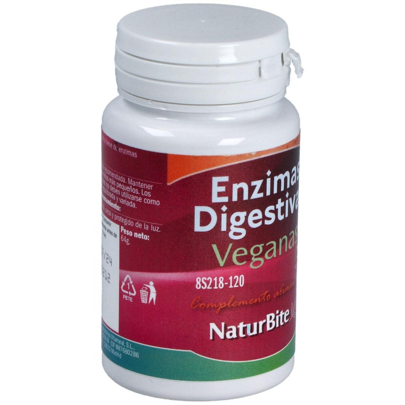 Enzimas Digestivas 120comp - Naturbite