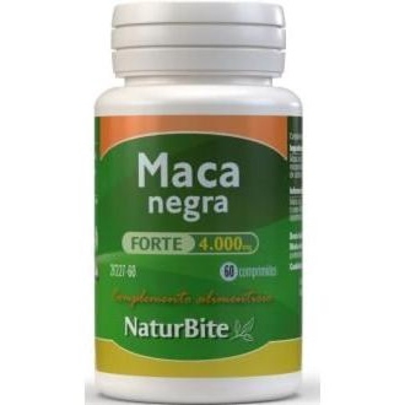 Maca Negra Forte 4000mg 60comp - Naturbite