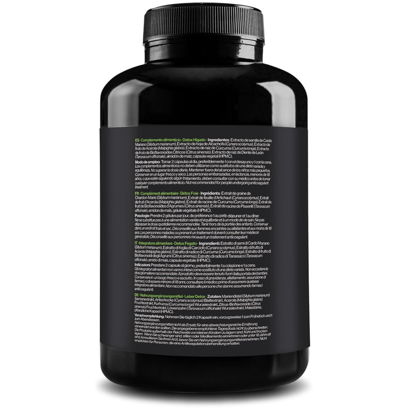 Detox Hígado 180 Cápsulas - Zenement