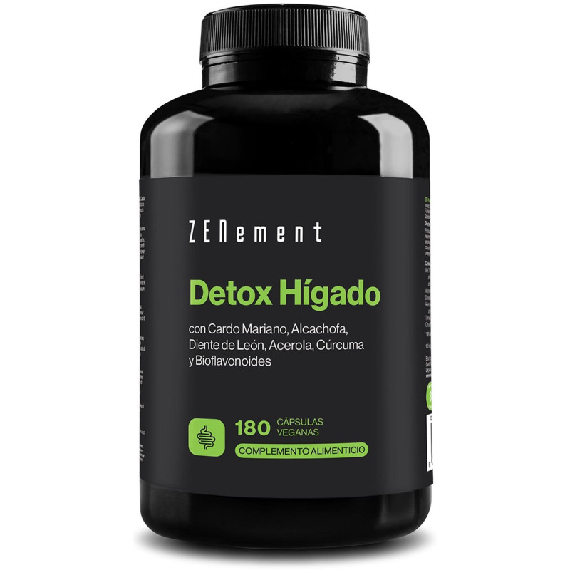 Detox Hígado 180 Cápsulas - Zenement