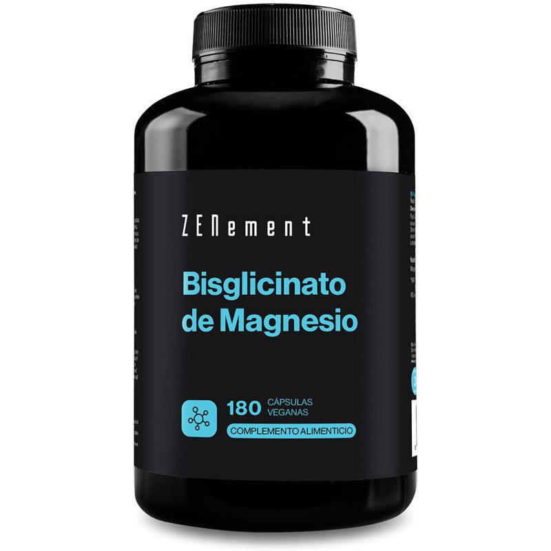 Bisglicinato de Magnesio 180 Cápsulas - Zenement