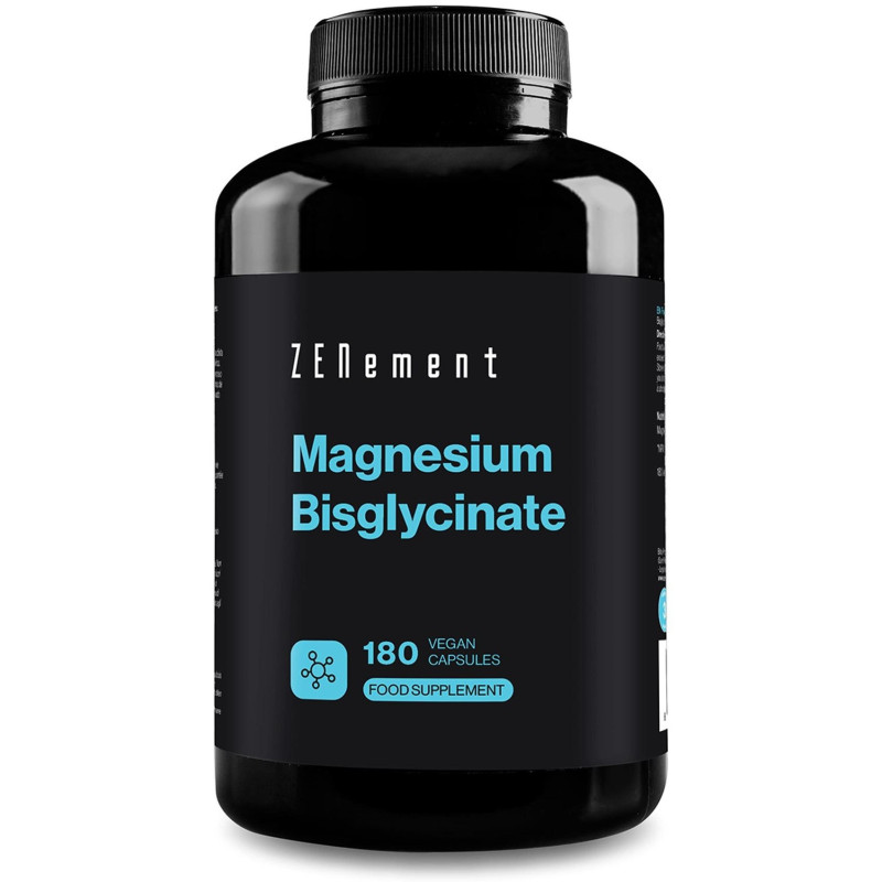 Bisglicinato de Magnesio 180 Cápsulas - Zenement