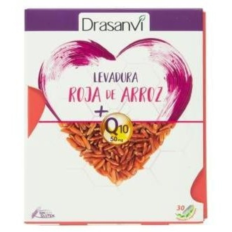Levadura Roja de Arroz 2,9mg Monac. K +q10 30cap - Drasanvi