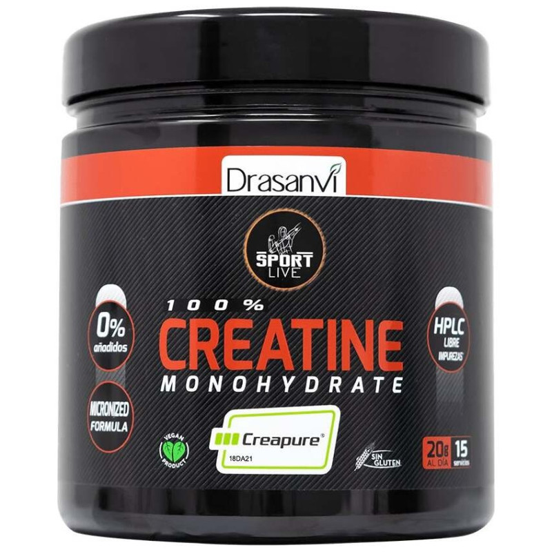 Creatine 100% Monohydrato Sport Live 300g - Drasanvi