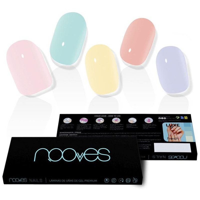 Láminas de Uñas de Gel Bridge Premium Luxe Bridge 20 u - Nooves
