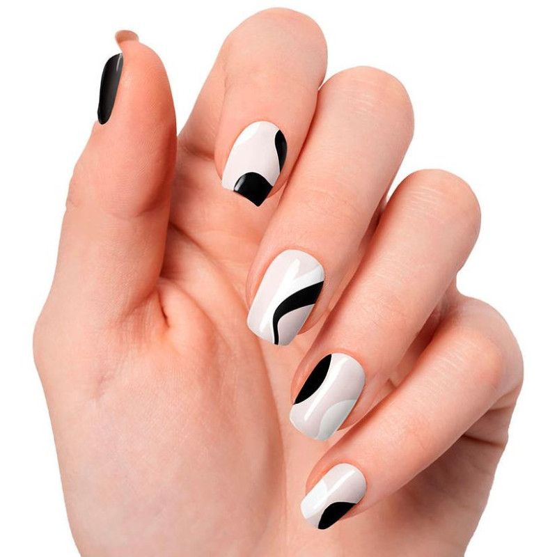 Láminas de Uñas de Gel Premium Glam So Twirl 20 u - Nooves
