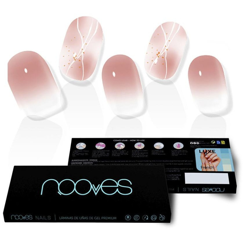 Láminas de Uñas de Gel Michelle Premium Glam Art Design 20 u - Nooves