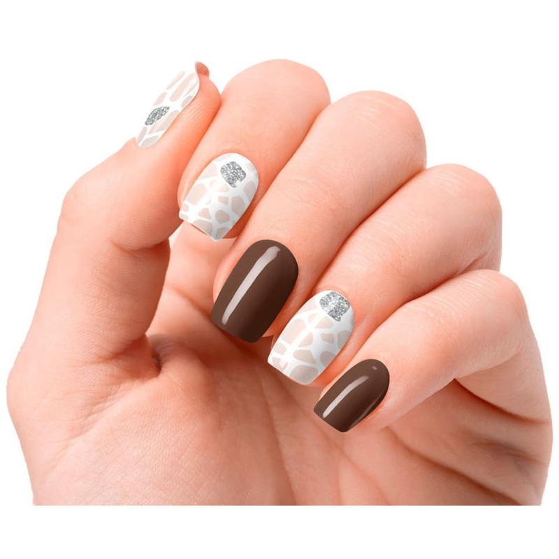Láminas de Uñas de Gel Suzanne Premium Glam Glitter 20 u - Nooves