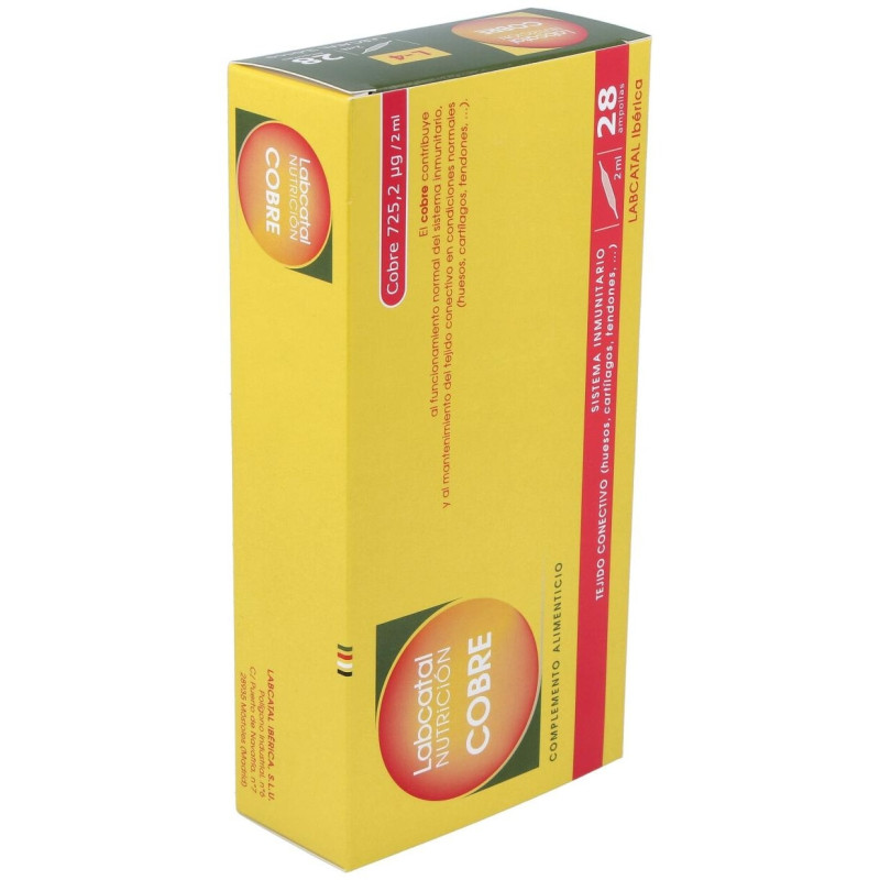4 Cobre Ampollas, 28 X 2 ml - Labcatal