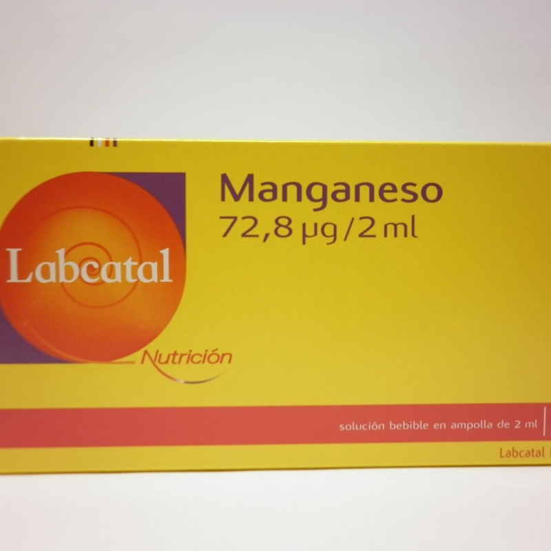 10 Manganeso Ampollas, 28 X 2 ml - Labcatal