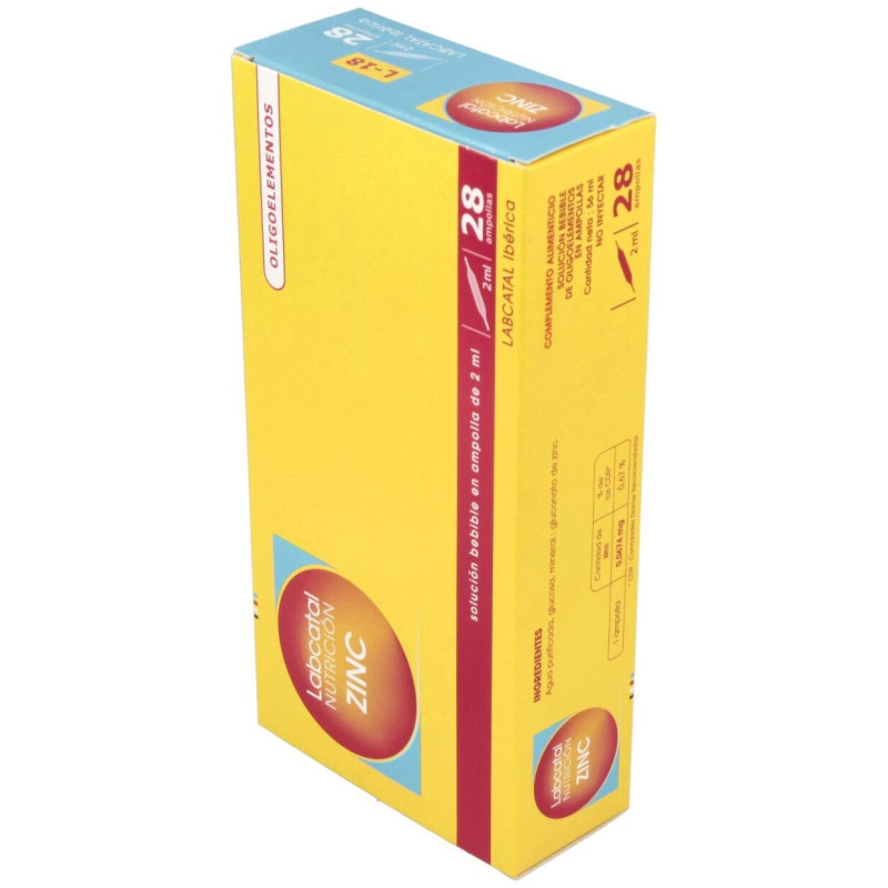 Labcatal 18 Zinc 28 Ampollas 2Ml
