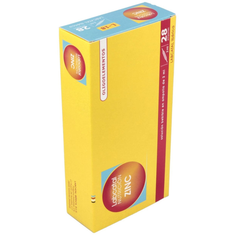 Labcatal 18 Zinc 28 Ampollas 2Ml