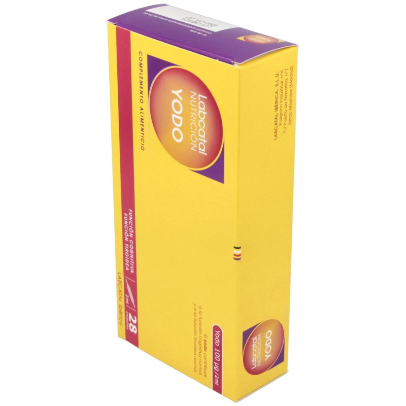 Nutrición Yodo (labcatal 7), 28 Ampollas - Labcatal