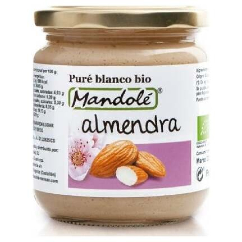 Crema Almendras Blanca Bio 325g - Mandole