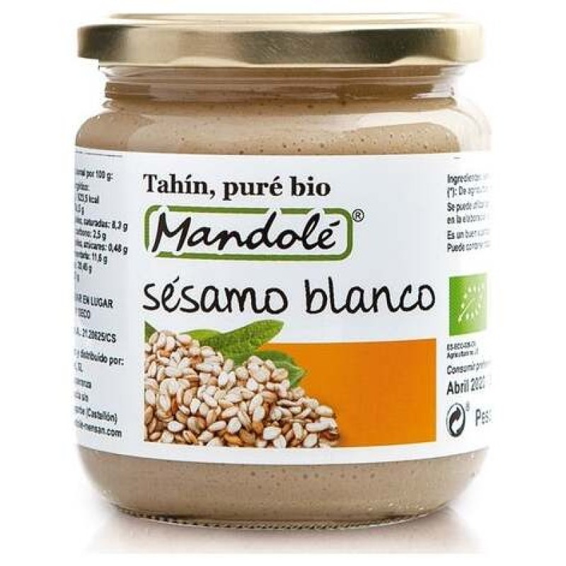 Pure de Sesamo Blanco 325gr. Bio - Mandole