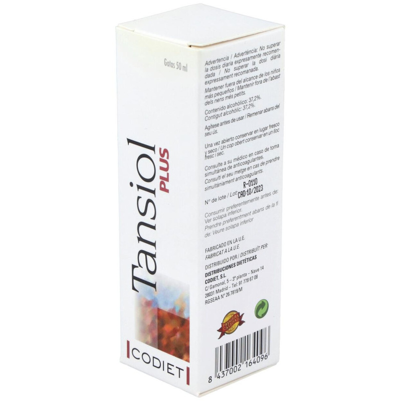 Codiet Tansiol Plus Gotas 50 Ml