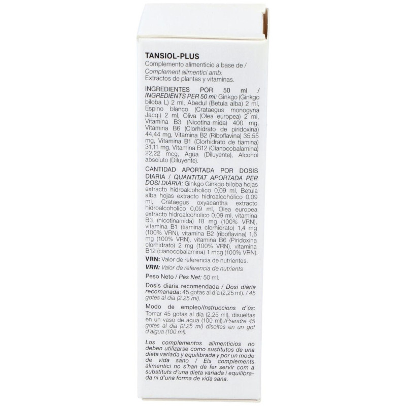 Codiet Tansiol Plus Gotas 50 Ml