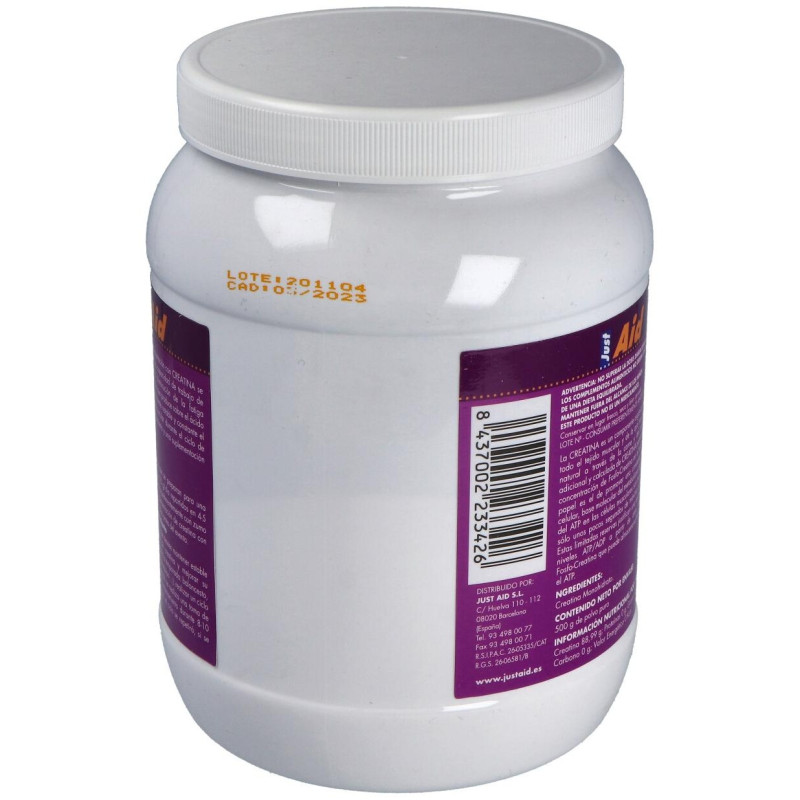 Creatina 0 Monohidrato Pura 500gpolvo - Just Aid