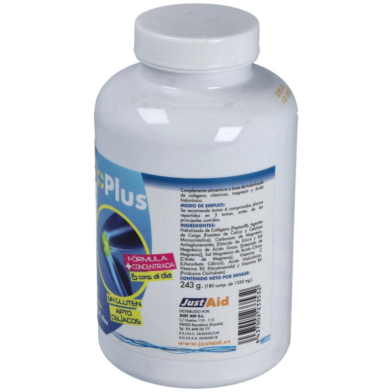 Colaid Plus Colageno,ac.hialuronico 180comp - Just Aid