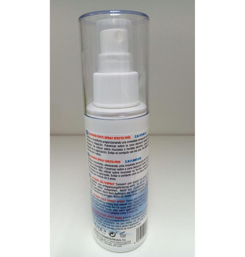 Hidrotelial Luxoben Spray Efecto Frio (1 Envase 100 ml) - Inifarco