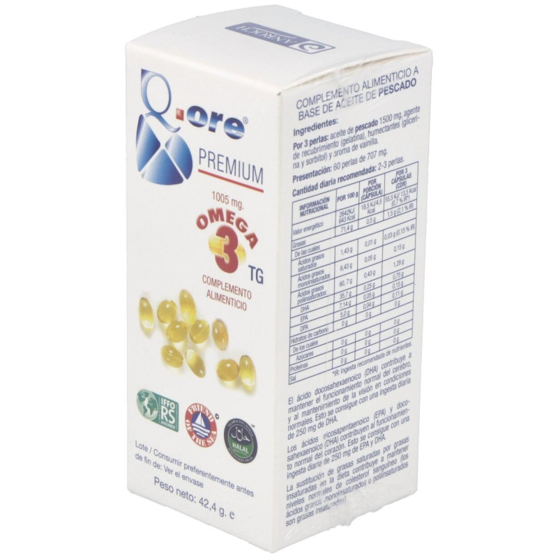 Q.ore Premium Omega 3 60perlas - Anroch