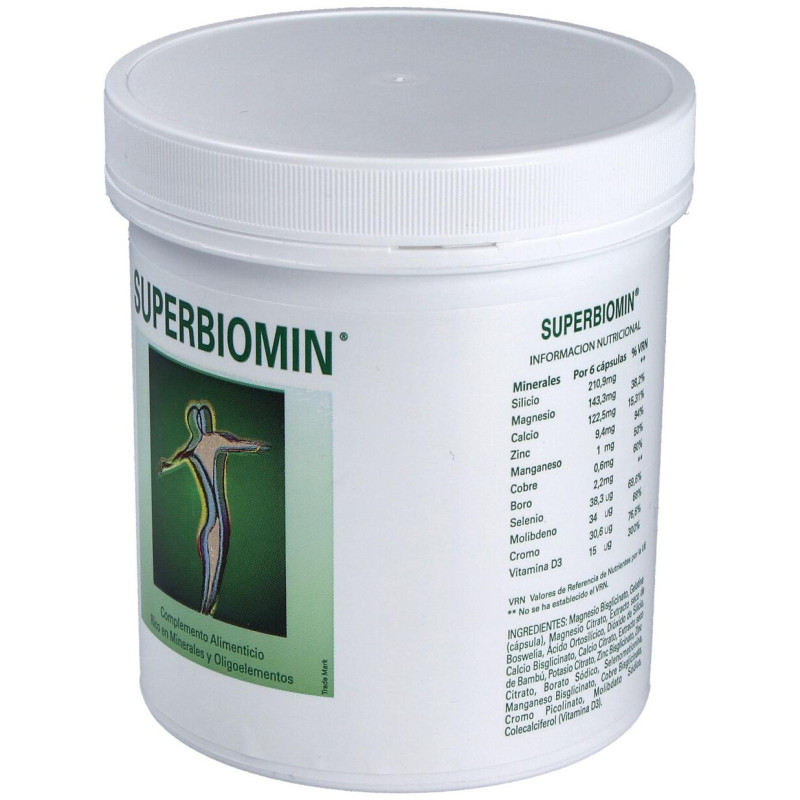 Biomin Superbiomin, Un Complejo Mineral para el Tránsito Intestinal 410 Cápsulas - Superbiomin