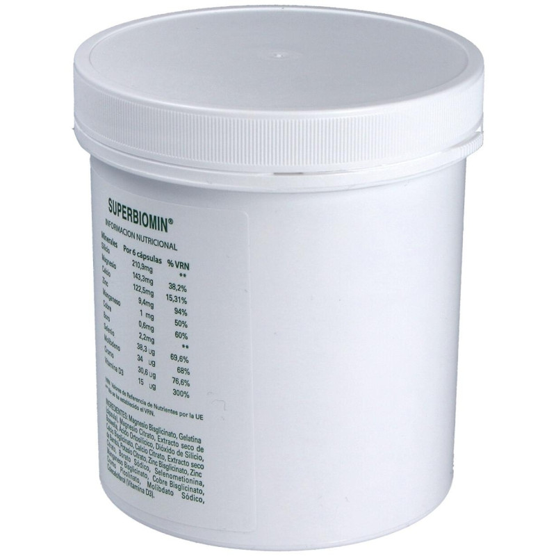 Biomin Superbiomin, Un Complejo Mineral para el Tránsito Intestinal 410 Cápsulas - Superbiomin
