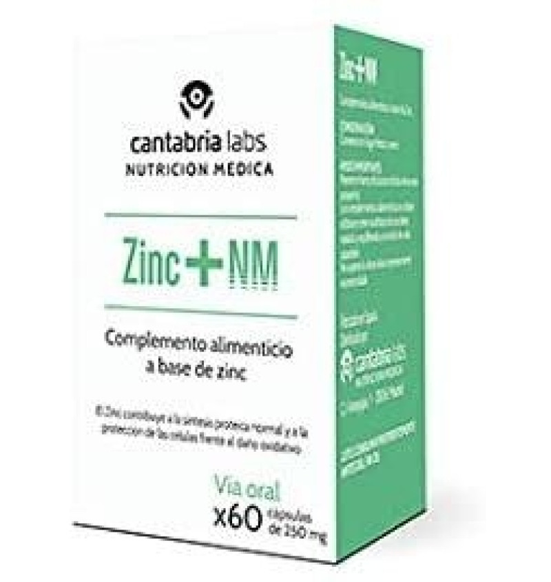 Zinc + Nm (60 Cápsulas) - Nutrición Médica