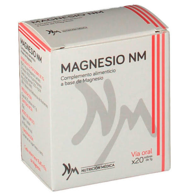 Magnesio Nm (20 Sobres 1 Gramo) - Nutrición Médica