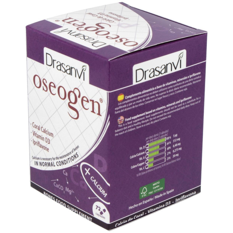 Oseogen Alimento Oseo 72cap - Drasanvi