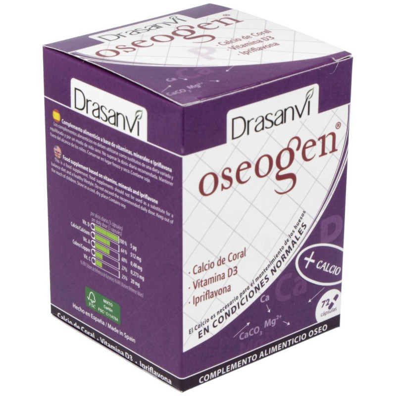 Oseogen Alimento Oseo 72cap - Drasanvi