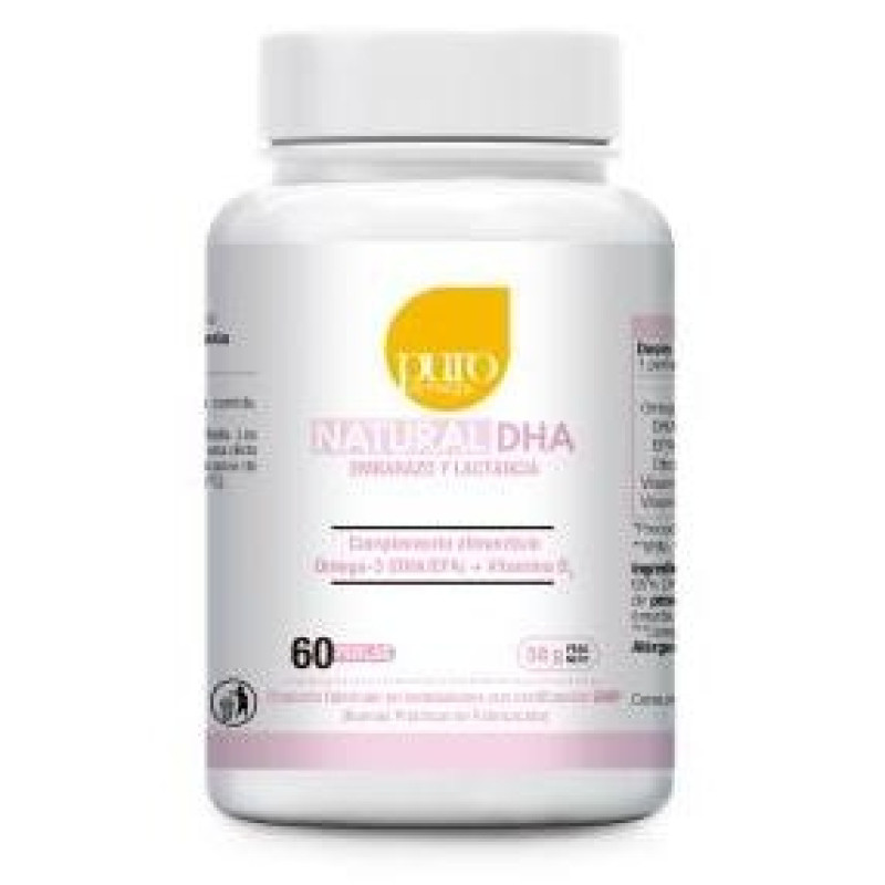 Natural Dha Embarazo Lactancia 60 Perlas - Puro Omega